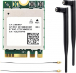 AW-CB375NF traadita v&otilde;rgu&uuml;hendus Jetson Xavier NX/Orin NX/Orin Nano Boardi jne. jaoks. 2.4G / 5GHz 300Mbps / 867Mbps Dual-Band Wi-Fi 5, RTL8822CE-CG Core, Bluetooth 5.0, M.2 A/E NGFF