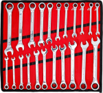 BGS Diy 30010 Rat&scaron;ir&otilde;nga mutriv&otilde;tmete komplekt meetrilised / tollised suurused 22 t&uuml;kki