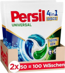 Persil Universal 4-in-1 pesukettad (100 pesu), universaalne pesuvahend Deep Clean tehnoloogiaga, t&auml;ielik pesuvahend puhta pesu ja h&uuml;gieenilise v&auml;rskuse tagamiseks masinale.