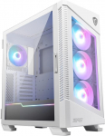 MSI MPG Velox 100R White Mid-Tower PC korpus, sobib E-ATX emaplaatidele, karastatud klaasist esik&uuml;lg, 4 x 120 mm ARGB ventilaatorit, Mystic Light, toetab 2 x 360 mm jahutit ja k&uuml;lgmised &otilde;hu sisselaskeavad