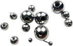 ZHGUIMING 1-5tk V&auml;lisl&auml;bim&otilde;&otilde;t 5-60mm, metriline teraskuulikas keermega, pool auk, roostevabast terasest kuul, &uuml;mmargune kuul, k&auml;sitsi valmistatud dekoratiivsed ehted aksessuaarid (4mm, 1PCS_22MM)