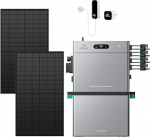 Zendure SF2400 Pro r&otilde;duelektrijaam m&auml;luga, 2400 W kahesuunaline vahelduvvoolu v&otilde;imsus, 4 MPPT-d 4800 W PV sisendiks (3000 W DC + 1800 W AC), laiendatav alates 16,8 kWh, koos 1 D0, 1 AB3000L, 2 450 W p&auml;ikesepaneeliga.