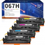 067 067H toonerikomplekt, mis &uuml;hildub Canon 067 067 067H jaoks Canon i-SENSYS MF657Cdw MF655Cdw MF651Cw LBP633Cdw LBP631Cw LBP632Cdw MF653Cdw MF654Cdw MF656Cdw (must ts&uuml;aane ts&uuml;aane kollane magenta).