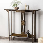 PQXQZ Zweist&ouml;ckiger Konsolentisch mit Stauraum Bauernhaus Regal mit Schublade Schmale Beistelltische f&uuml;r den Eingangsbereich(100x20x87cm)