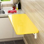 Kokkupandav seinale paigaldatav k&ouml;&ouml;gilaud Puidust Drop Leaf Folding Table Wall Mounted Folding Table Laundry Table Floating Desk Folding Workbench Bench
