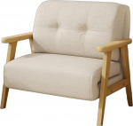 K&uuml;lalisvoodi kokkupandav magamistool 3-in-1 koos k&auml;etoega, viis korda reguleeritav seljatugi, eemaldatav ja pestav tool magamistoas, elutuppa (valge)