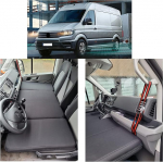 BREMER SITZBEZ&Uuml;GE Camper Bed Cab Bed Compatible with VW Crafter 2 Man TGE 2017 Motorhome Accessories Motorhome Bed Camping Camper Accessories