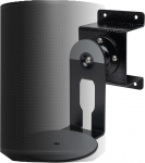 shinar Metal Wall Mount &uuml;hildub Sonos Era 100-ga, p&ouml;&ouml;rleb kuni 360&deg;, kallutab -70&deg;/+70&deg; (&uuml;les ja alla, vasakule ja paremale) koos kaablijuhtimisega Max. 12 kg, must