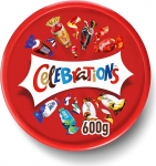 Celebrations Chocolate Bulk Pack nagu maiustused, koos Mini Chocolate Bar Snacks (Maltesers, Galaxy, Snickers & More) &scaron;okolaadi kingiidee koos Mini Chocolate Chocolates, Candy Box, 600 g