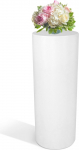 Kloris Cylindrical Column Sweet Table Height 90 cm Diameter 35 cm Colour White Made in Italy