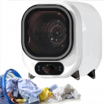 Kondensatsioonikuivati 0,8 kg v&otilde;imsusega, 450 W v&auml;ike kaasaskantav kondensatsioonikuivati, roostevabast terasest trummel, t&ouml;&ouml;pinnale v&otilde;i seinale paigaldamiseks kodudes (B)