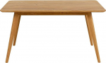 Kare Design Memo laud, pruun, 4-6 inimest, FSC sertifitseeritud, Skandinaavia disain, kvaliteetne, ajatu, elutuba, massiivne tammepuit, &otilde;litatud, 75 x 140 x 90 cm (K x L x S x M)