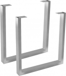 SAM U-kujuline lauaraam, komplekt 2, rauast h&otilde;bedaseks v&auml;rvitud libisemisraam s&ouml;&ouml;gilaudadele, laudadele ja t&ouml;&ouml;laudadele, lauajooksud DIY projektidele, t&ouml;&ouml;stuslik disain, reguleeritav p&otilde;randakaitse.