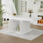 V&auml;ljat&otilde;mmatav s&ouml;&ouml;gilaud, 140/180 x 80 x 76 cm, elutoa laud koos hoiuruumiga, ristk&uuml;likukujuline s&ouml;&ouml;gilaud, kohvilaud, ruumi s&auml;&auml;stev, multifunktsionaalne, automaatne teleskooplaud