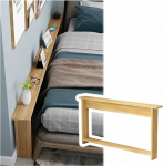 Konsolentisch L&uuml;ckenregal Bett Seite mit Stauraum, pikkus 80/100/120/150cm, schmaler Tisch hinter Sofa, schmale Konsole f&uuml;r Eingang Flur(C,59.1x7.9x25.6in/150x20x65cm)