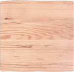 Helepruun lauaplaat, 60 x 60 x 6 cm, t&ouml;&ouml;deldud t&auml;ispuidust tammepuidust Live Edge K&ouml;&ouml;gi kohvilaud, s&ouml;&ouml;gilaud, lauaplaat, t&ouml;&ouml;laud, lauaplaat Top