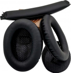 misodiko Asendatav k&otilde;rvapadi ja k&otilde;rvapadjad Bose Quiet Comfort 25 35 (QC25 QC35) ja QuietComfort 35 II (QC35ii) k&otilde;rvaklappidele, remondiosad k&otilde;rvapadi ja k&otilde;rvapadjad koos matiga - mustad