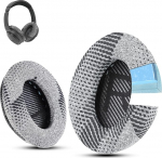 Krone Kalpasmos Cooling Gel Professional Bose k&otilde;rvaklappide k&otilde;rvapadjad, sobivad Bose QuietComfort 35 ii/QC35/QC25/QC2/QC15/Ae2/Ae2i/Ae2w/SoundTrue ja SoundLink jaoks - Hall mustriga kangas (must)