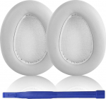 Aiivioll k&otilde;rvapadjad asendus JLab JBuds Lux ANC k&otilde;rvaklappide k&otilde;rvaklappide jaoks, k&otilde;rvapadi padi k&otilde;rvaklappide k&otilde;rvapadjadega, valgu nahast ja m&auml;luvahust k&otilde;rvapadjad (valge)