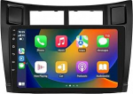 Android 13 9-tolline autoraadio Toyota Yaris 2005-2012 4-Core 2GB & 64GB m&auml;lu, toetab juhtmevaba Carplay/Android Car, roolijuhtimine, WiFi/4G, AM/FM