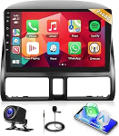 Carplay autoraadio Honda CRV 2002-2006 Con GPS, 2GB + 64GB Bluetooth autostereo puuteekraaniga traadita Android auto WiFi SWC FM/RDS raadio USB peeglilink Canbus + AHD tagumine kaamera