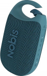 NOBIS Clip N1 kaasaskantav Bluetooth-k&otilde;lar koos rakendusega, biitrežiim, kuni 24 tundi m&auml;nguaega, IP68 veekindel, BT 5.3, HD-heli, stereopaaride &uuml;hendamine, kohandatud EQ, sobib ideaalselt v&auml;litingimustesse (sinine)