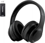 Juhtmevabad TV k&otilde;rvaklapid eakatele ANC-ga, Bluetooth 5.3 & 3-in-1 saatja (USB/RCA/AUX) mittebluetoothi telerile, 35 tundi m&auml;nguaega, 220 g, kerge ja kokkupandav, kingitused eakatele vanematele.