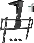 monTEK motoriseeritud TV laekinnitus 43-86 tolli, kuni 55 kg raskekaaluline, &uuml;hildub VESA-v&auml;lise keskpunktiga, kaugjuhtimispult/rakendus/k&otilde;nejuhtimine, sobib lamedatele ja kallutatud katustele