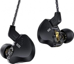 KEEPHIFI CCZ Solo DC02 In-Ear Monitoring IEM k&otilde;rvaklapid koos kaabliga, Dual Magnetic Circuit DD HIFI IEMS k&otilde;rvaklapid, PU + PET Composite Diaphragm Inear Monitor, Premium Frosted Metal k&otilde;rvaklapid jaoks