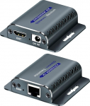 KUYiA HDMI Extender 60 m / 196 ft koos POC 1080P @ 60Hz 3D HDMI Repeater HDMI RJ45 HDMI Extender Converter UTP Cat5e/6/7/8 OFC kaabel koos 5V toiteadapteriga