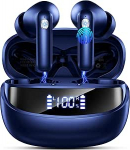 Nerunsa juhtmevabad k&otilde;rvaklapid, Bluetooth 5.4 k&otilde;rvaklapid 4 ENC m&uuml;rasummutusmikrofoniga, 50 tundi m&auml;nguaega, juhtmevabad k&otilde;rvaklapid, HiFi-stereo