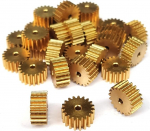 ZHENGGUIFANG ZGF-BR 10 ST&Uuml;CKE 0,5m 11/11/12/13/14 Zahnrad Rack Spornrad 0,5 MOD Pr&auml;zision Kupferstahl CNC Ritzel (augu l&auml;bim&otilde;&otilde;t : 3mm, hammaste arv : 12 hammast)