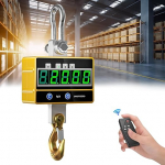 Yontwe Electronic Hanging Scales 2000 kg Industrial Heavy Hanging Scales Rechargeable Super Clear Digital Crane Scales High Precision Electronic 2T Hook Scales with Remote Control