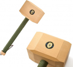 Polizei-Hammer aus Holz