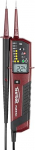 Testboy Profi III Duo Two-Pole Voltage Tester with Automatic Test Range Selection (Single-Pole Phase Search, Continuity Tester, Data Hold, LC Display and Measuring Point Lighting, One-Handed