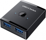 Cablecc KVM USB 3.0 kahesuunaline l&uuml;liti 2 kuni 1 PC jagamiseks v&otilde;i 1 kuni 2 Hub klaviatuurile, hiirele, skannerile, printerile