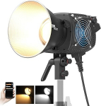 ZHIYUN Molus B500 [Official] 500W Video Light, COB LED Video Light with Bowens Mount, Two-Tone Studio Light, 76400LUX/1m/2700K-6500K/ CRI &ge;95/TLCI &ge;97/App Control, 13 Light Effects