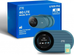 ZTE U10S Pro Blue, 4G+LTE mobiilne Wi-Fi 6, lukustamata kuluefektiivne kaasaskantav reisiruuter, &uuml;hendab 32 seadet, 3000mAh, 10 tundi aku kestab, t&ouml;&ouml;tab k&otilde;ikides &uuml;lemaailmsetes v&otilde;rkudes.