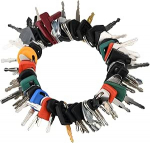 70 Schwerger&auml;te-Schl&uuml;ssel Master Set, Baumaschinen Schl&uuml;ssel f&uuml;r Katze Raupe John Deere Komatsu Volvo Bobcat Kubota JCB Sany Terex Koffer Hyster Yanmar Takeuchi New Holland