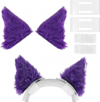 GEEKRIA NOVA k&otilde;rvaklappide k&otilde;rvaklappide eemaldaja ja kassik&otilde;rvade kinnituskomplekt Bose, Sony, Skullcandy, Beats, Marshall k&otilde;rvaklappidele, &uuml;hildub 2,5 kuni 3,5 cm pikkuste k&otilde;rvaklappidega (lilla)