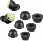 Miimall Pack of 6 vahtk&otilde;rvaklapid, mis &uuml;hilduvad Google Pixel Buds Pro k&otilde;rvaklappidega, 2 komplekti (S + M + L) Pehme m&auml;luvaht kerge ja mugav m&auml;luvaht asendusk&otilde;rvaklappide jaoks Google Pixel Buds Pro 2022