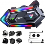 Mootorratta kiivri k&otilde;lar, veekindel mootorratta kiivri intercom kommunikatsioonis&uuml;steem Bluetooth k&otilde;rvaklapid Hi-Fi IPX6 k&otilde;ik kiivrid 1000mAh 300M muusika vabastamine GPS pehme mikrofon