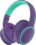 RORSOU B10 Bluetooth k&otilde;rvaklapid &uuml;le k&otilde;rva, kerged kokkupandavad traadita ja traadiga juhtmega k&otilde;rvaklapid mikrofoniga, 50h m&auml;nguaeg, helitugevuse reguleerimine, Bluetooth 5.3 k&otilde;rvaklapid iPadile / reisile / lauale / PC-le (lilla)