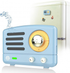 Muzen Bluetooth k&otilde;lar v&auml;ike magnetiga, retrodisain, kaasaskantav, Bluetooth 5.3, USB-C laadimine, k&uuml;lmkapimagnet, kingitus naistele meestele (sinine)