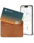 NOVOO Slim SmartCard Wallet Tracker, Air Locator Tag - 1,6 mm &otilde;huke, 6-aastane aku, IP68 veekindel, Apple Find My Compatible (ainult iOS), Bluetooth GPS Item Finder (VC-NFC2)