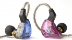 Yinyoo KBEAR KS2 k&otilde;rvaklapid, KB KS2 Stereo Bass k&otilde;rvaklapid, 1BA + 1DD h&uuml;briid k&otilde;rvaklapid m&uuml;rasummutusega k&otilde;rvaklapid eemaldatava kaabliga k&otilde;ndimiseks (ilma mikrofonita, lilla)