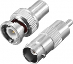 hankimise kaart BNC RCA Jack Adapter Plug for CCTV Camera, BNC Male to RCA Female 10pcs & BNC Female to RCA Male 10pcs