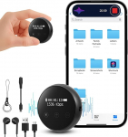 64G Mini diktofon Kaasaskantav pealtkuulamise diktofon DSP intelligentse m&uuml;rasummutusega, 800h m&auml;lu, HD helisalvestus, puuteekraan, parool, ideaalne koosolekute, intervjuude ja loengute jaoks.