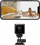 2K HD mini minikaamera, WiFi siseruumide valvekaamera &ouml;ise n&auml;gemise, liikumistuvastusega, sobib kasutamiseks nii siseruumides kui ka v&auml;ljas.