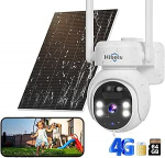 Hiseeu 3G/4G LTE v&auml;ljas p&auml;ikesekaamera juhtmevaba SIM-kaardiga, 2K 3MP ilma WiFi-v&auml;ljakukaamerata, v&auml;rviline &ouml;&ouml;n&auml;gemine, PIR-tuvastus